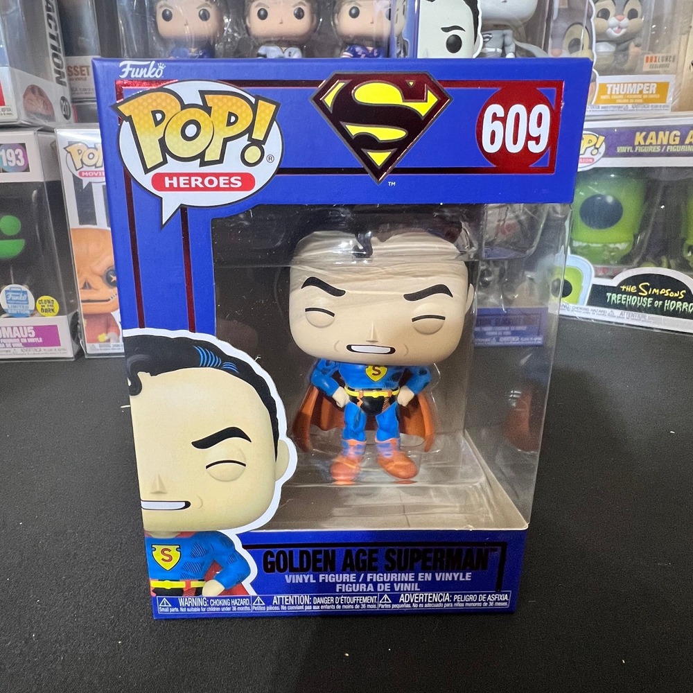 Funko Pop Heroes DC Universe Golden Age Superman 609 Vinyl Figure